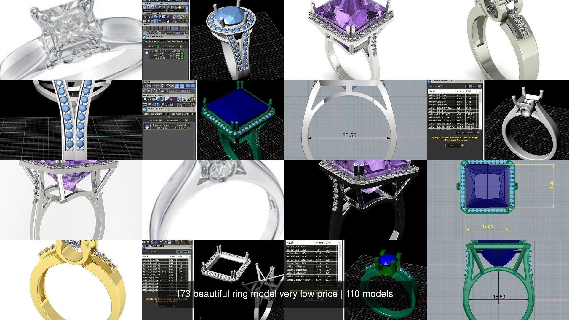 173 beautiful ring model very low price 3D Model Collection_537