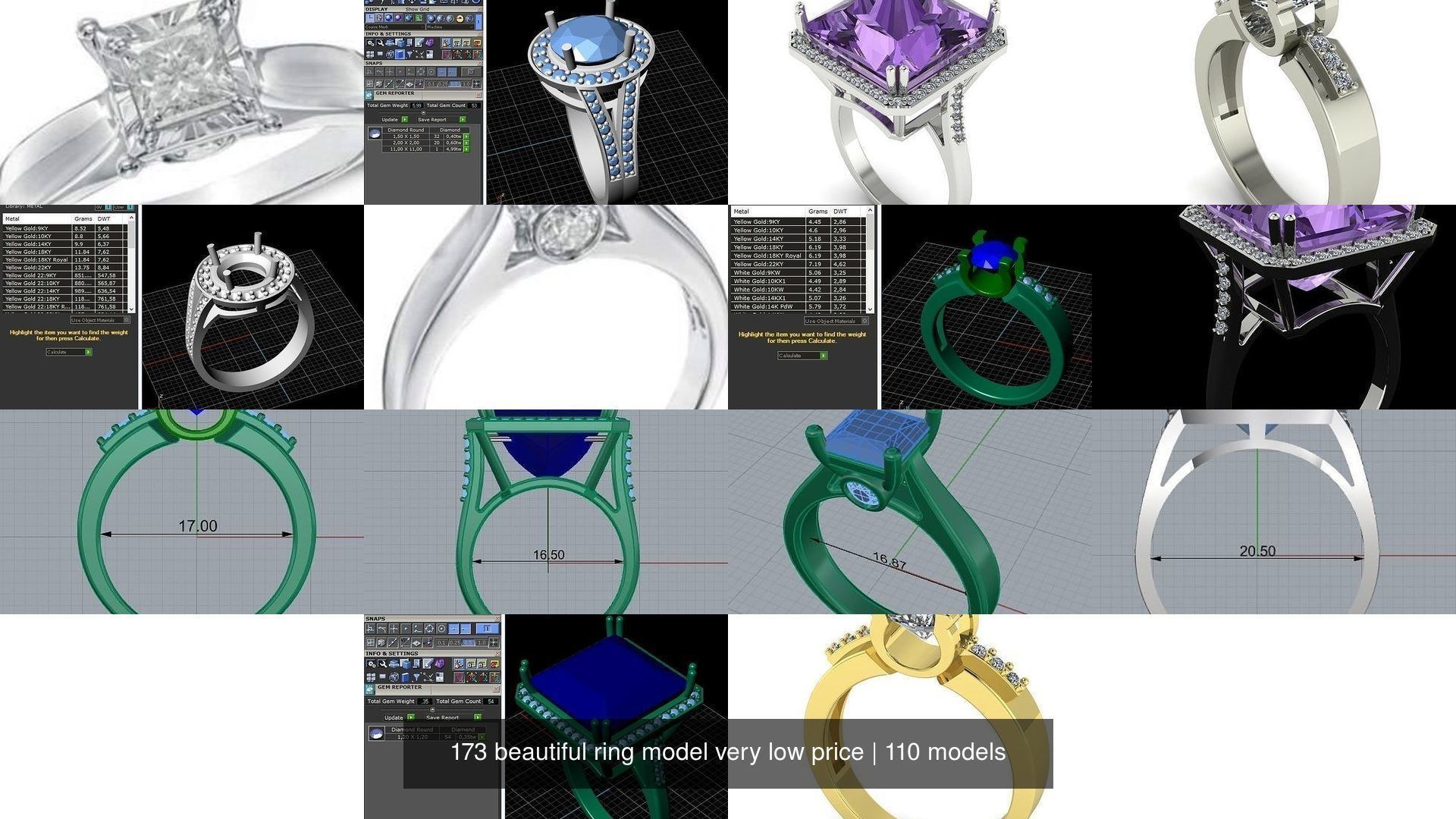 173 beautiful ring model very low price 3D Model Collection_504