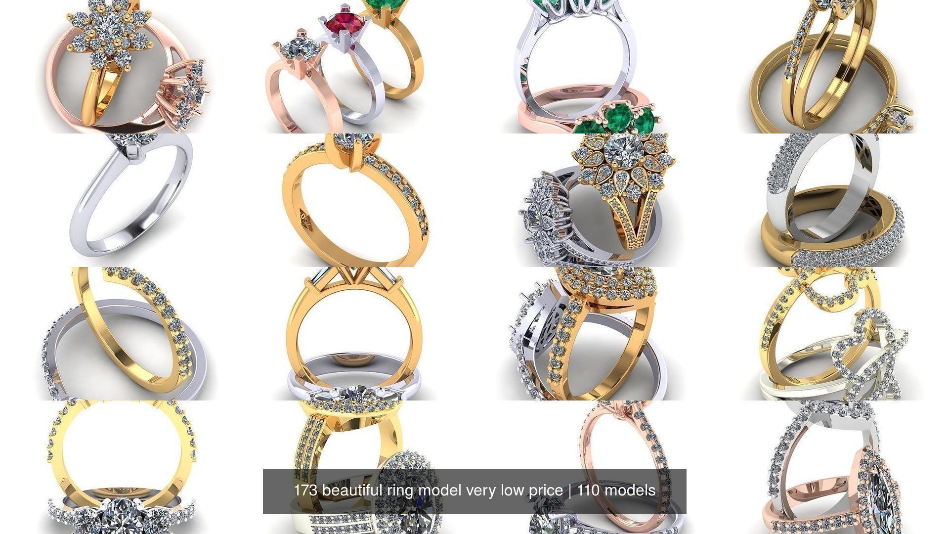 173 beautiful ring model very low price 3D Model Collection_368