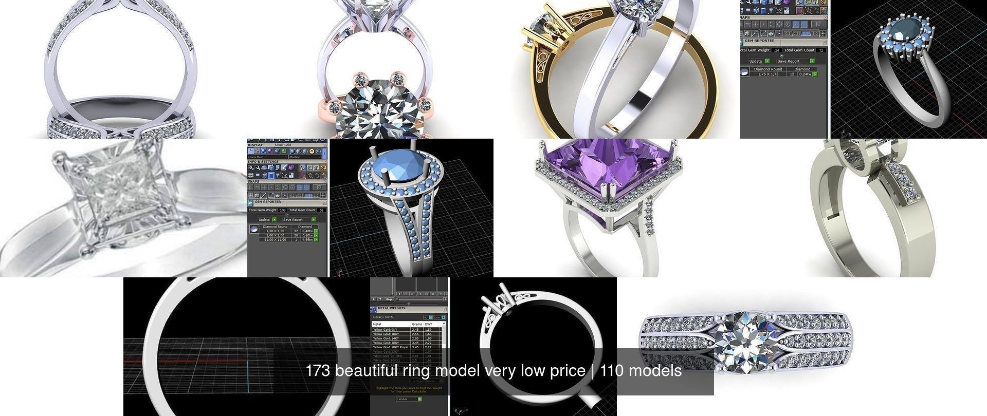 173 beautiful ring model very low price 3D Model Collection_457