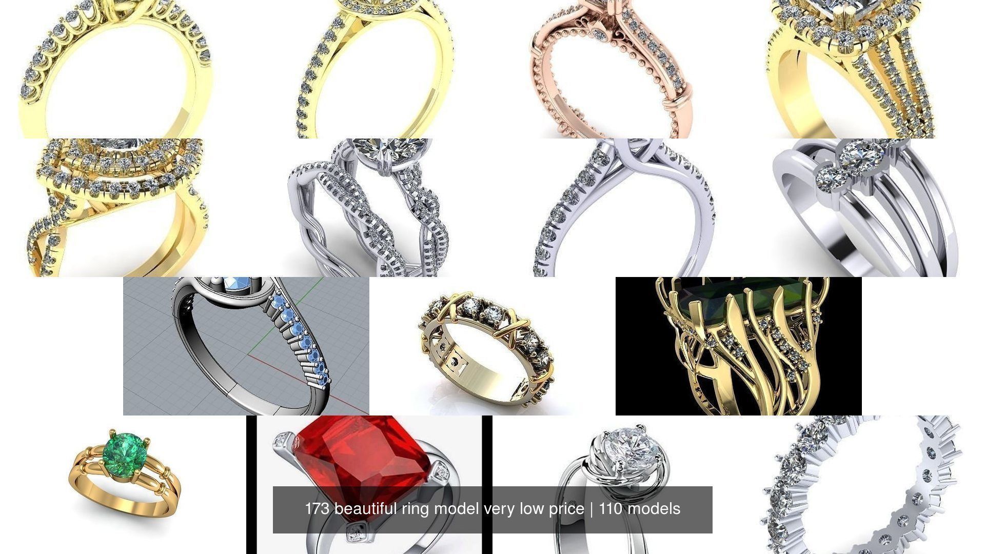 173 beautiful ring model very low price 3D Model Collection_164