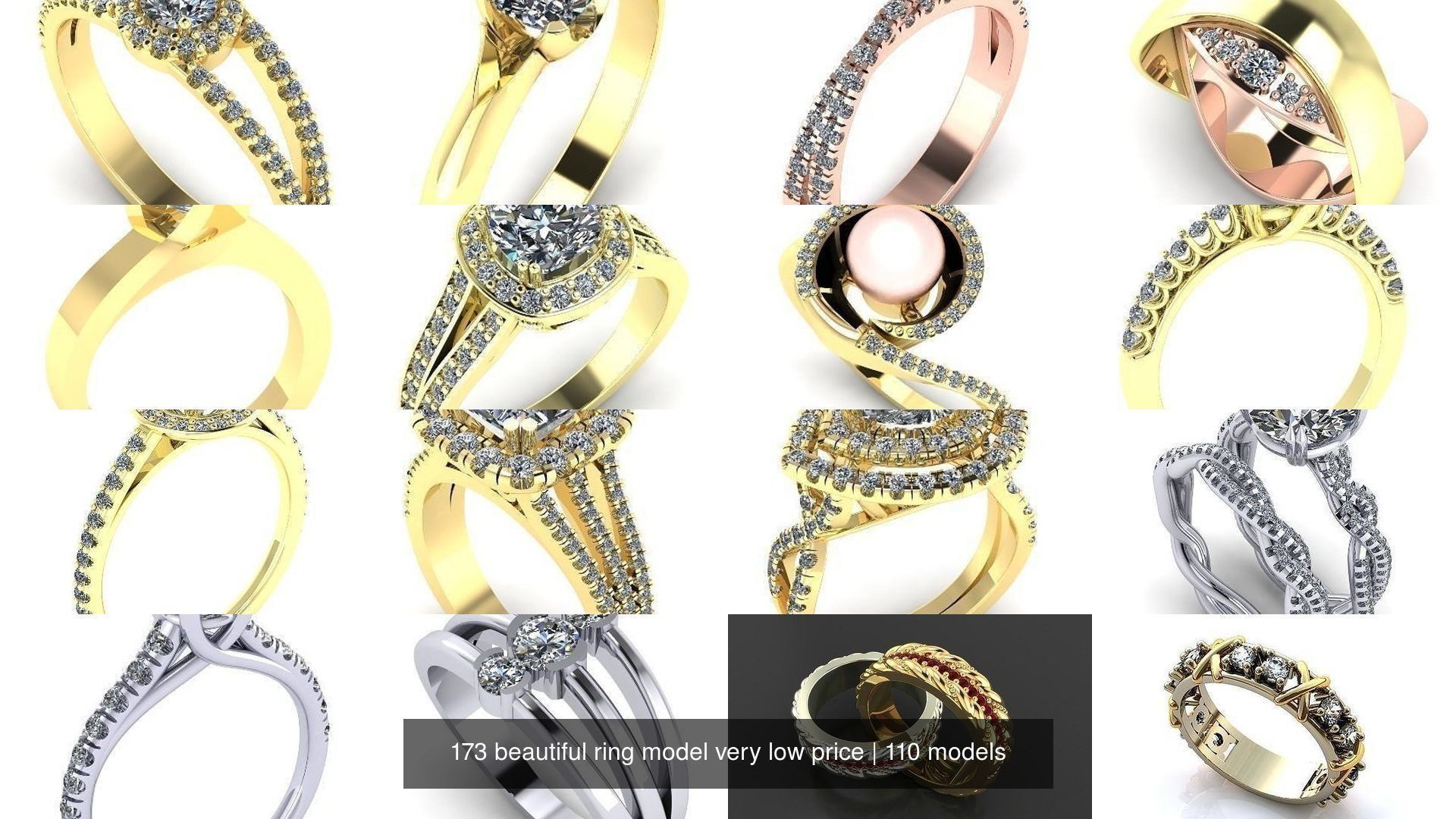 173 beautiful ring model very low price 3D Model Collection_146