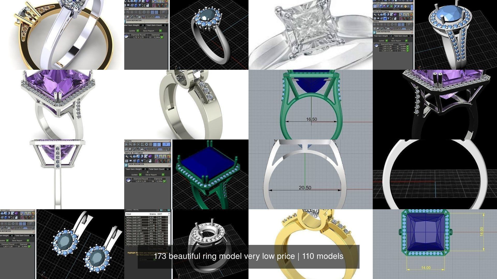 173 beautiful ring model very low price 3D Model Collection_522