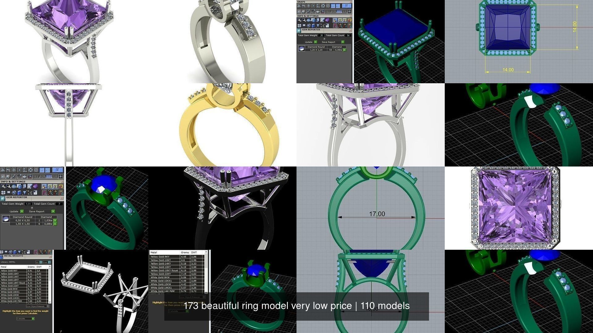 173 beautiful ring model very low price 3D Model Collection_538