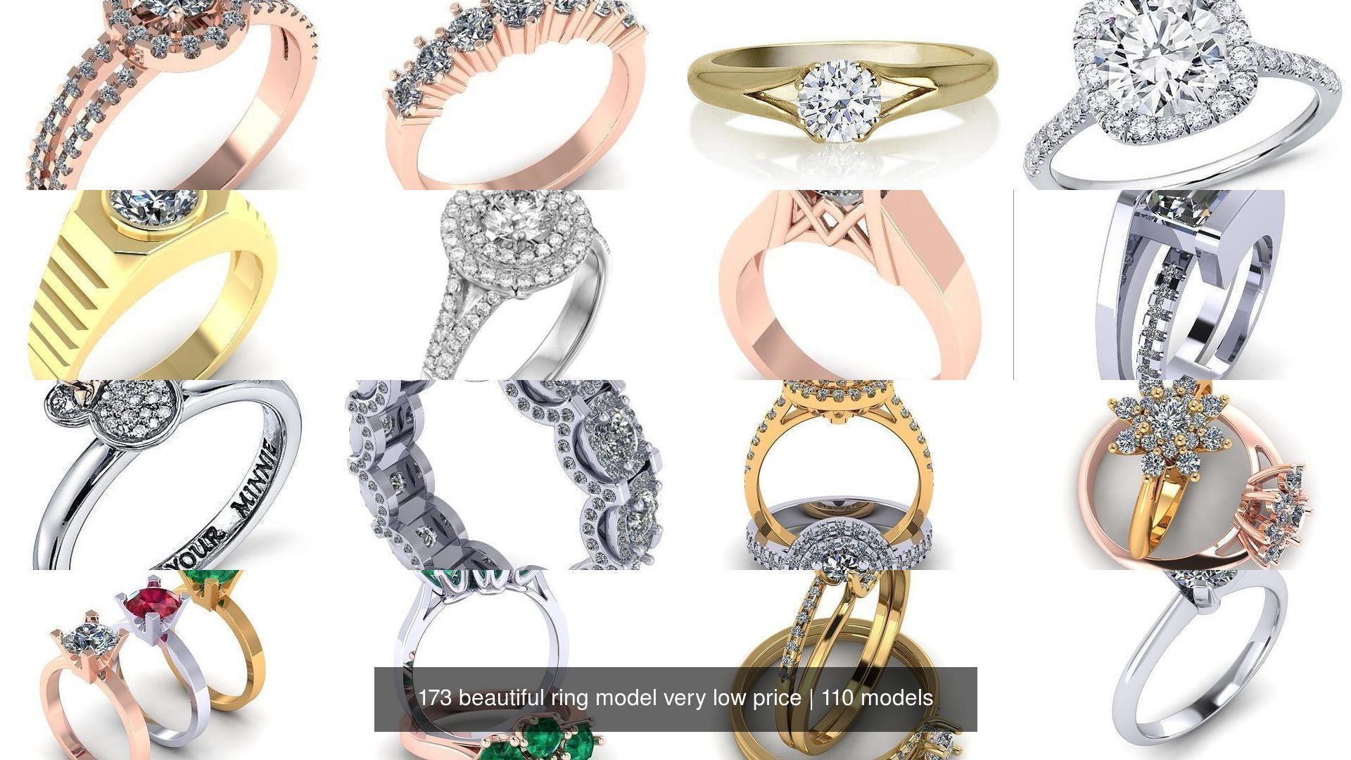 173 beautiful ring model very low price 3D Model Collection_266
