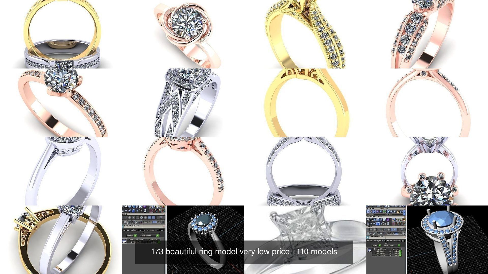 173 beautiful ring model very low price 3D Model Collection_439