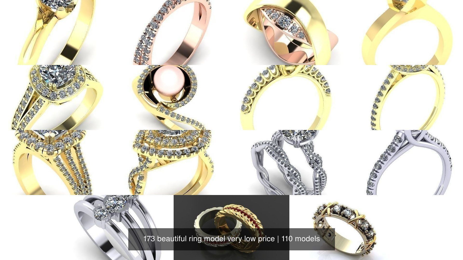 173 beautiful ring model very low price 3D Model Collection_144