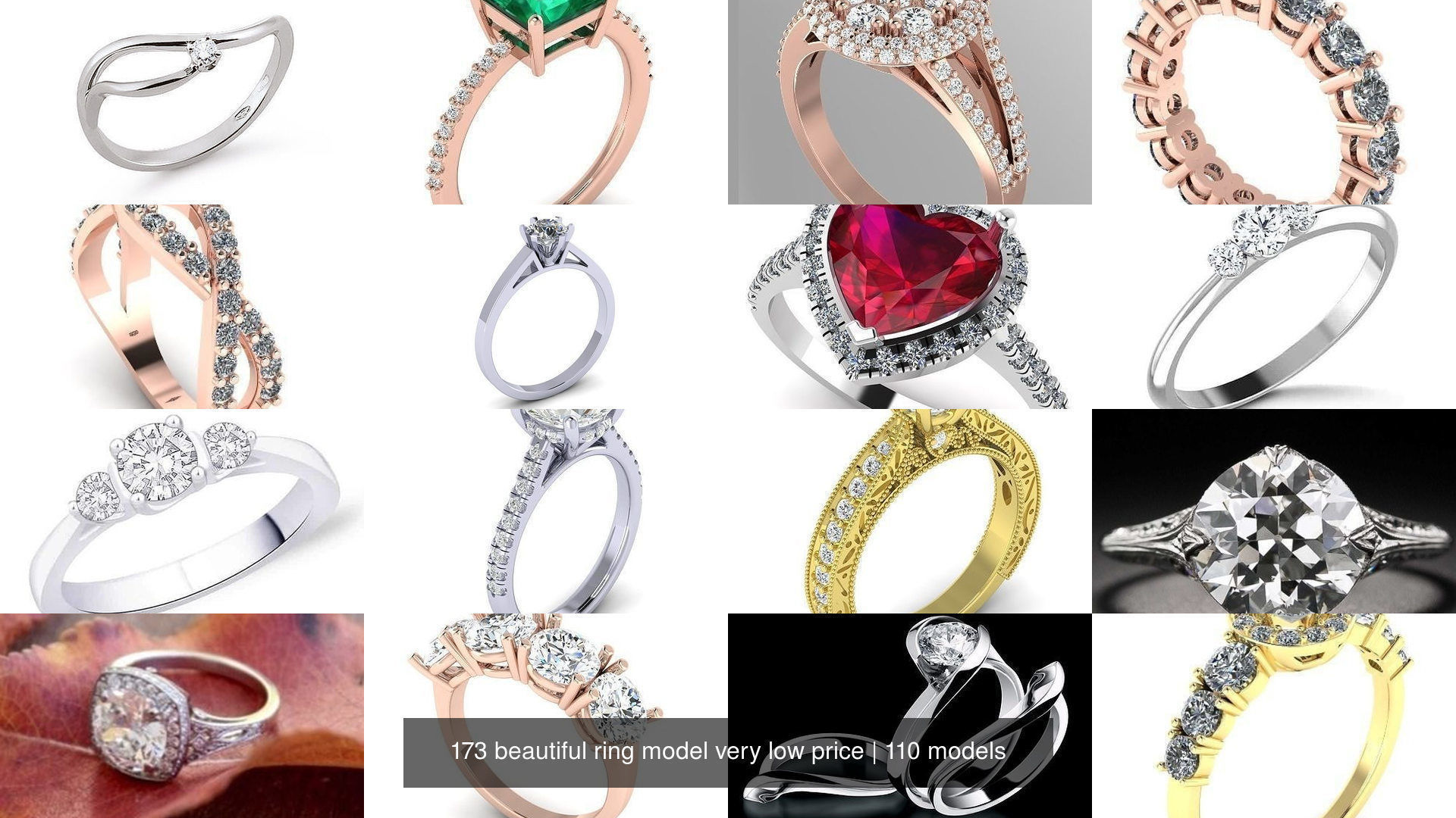 173 beautiful ring model very low price 3D Model Collection_75