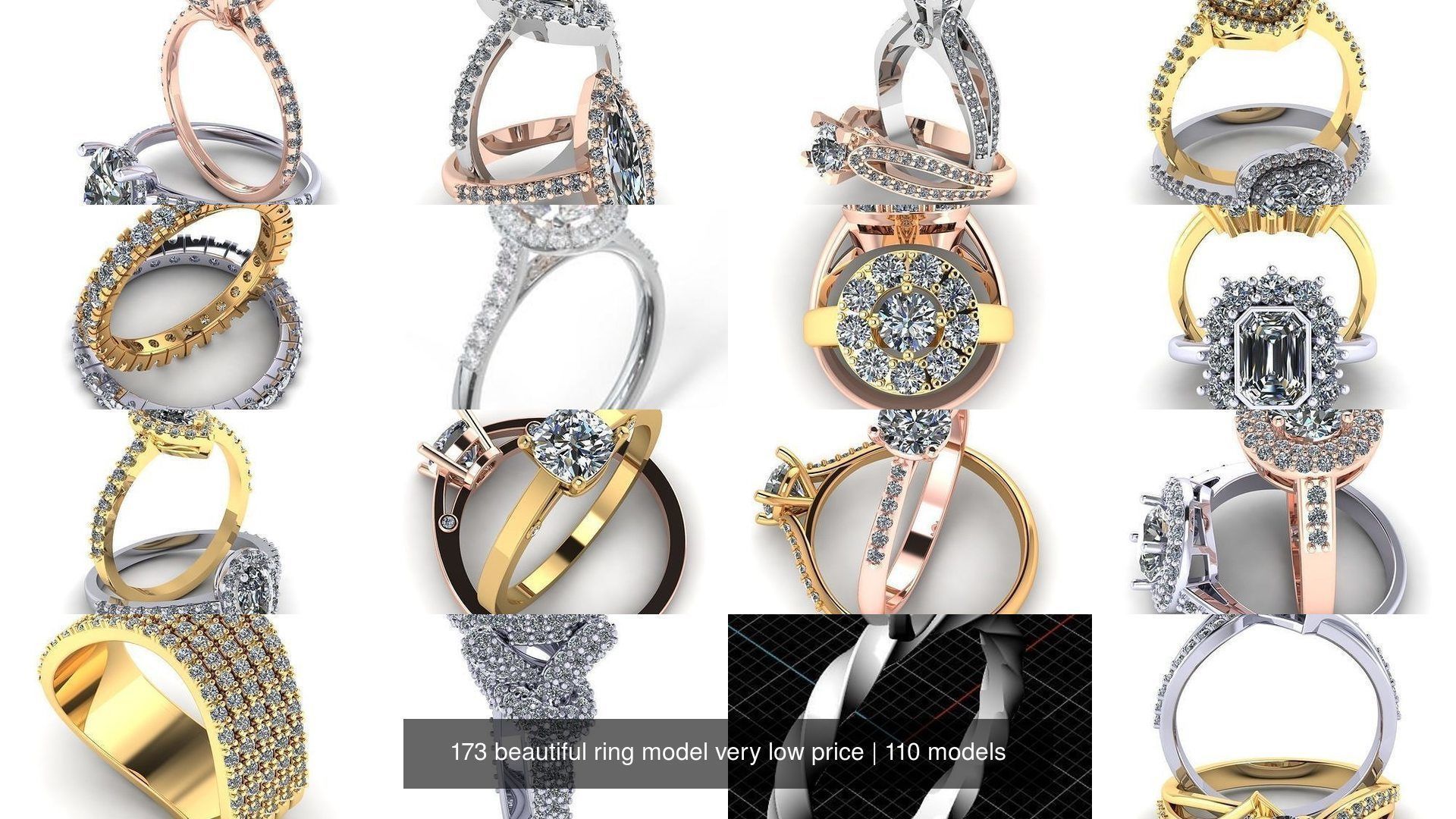 173 beautiful ring model very low price 3D Model Collection_462