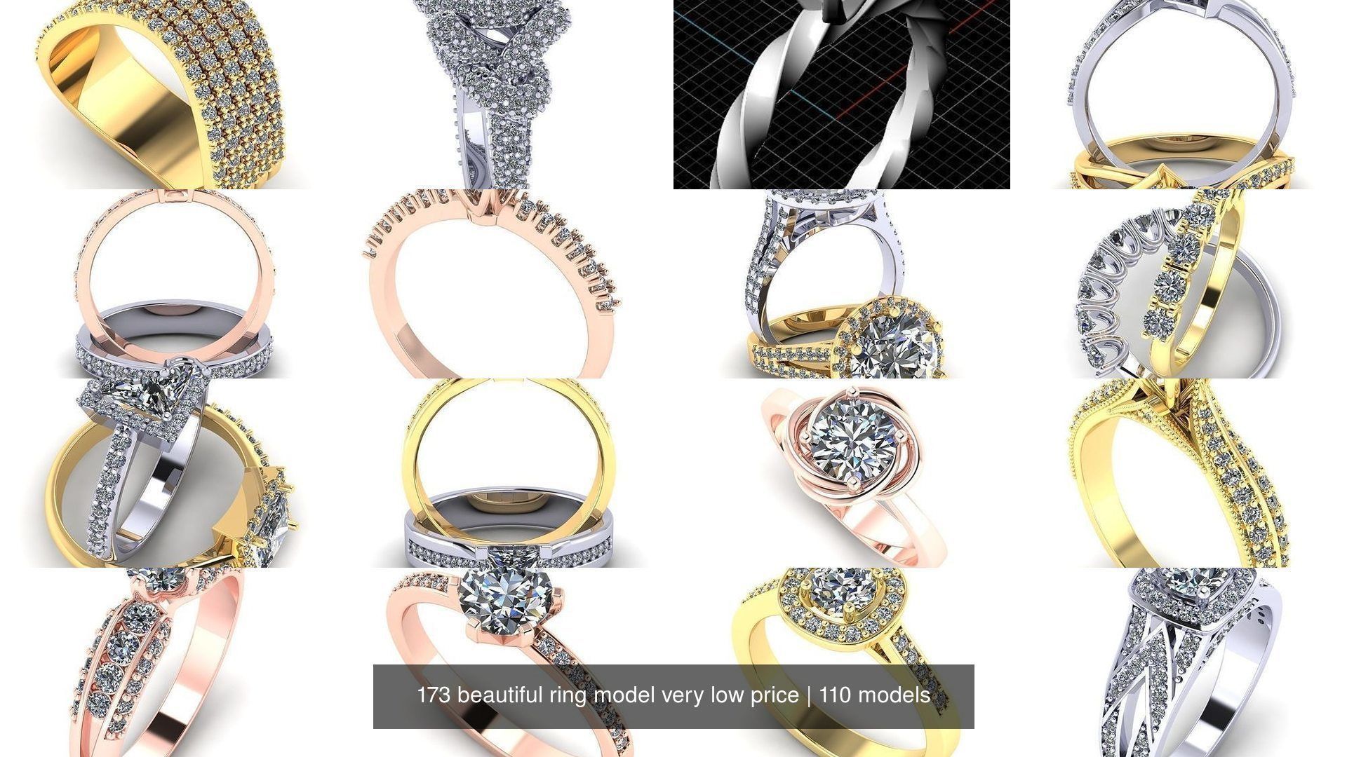 173 beautiful ring model very low price 3D Model Collection_483