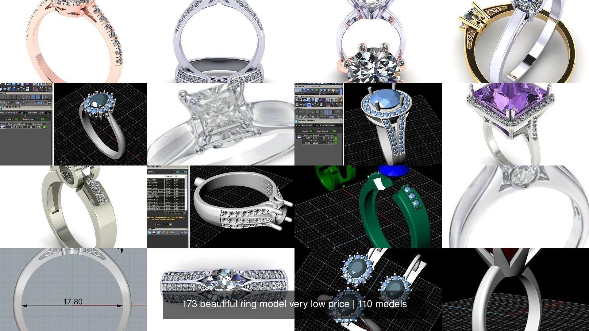 173 beautiful ring model very low price 3D Model Collection_532