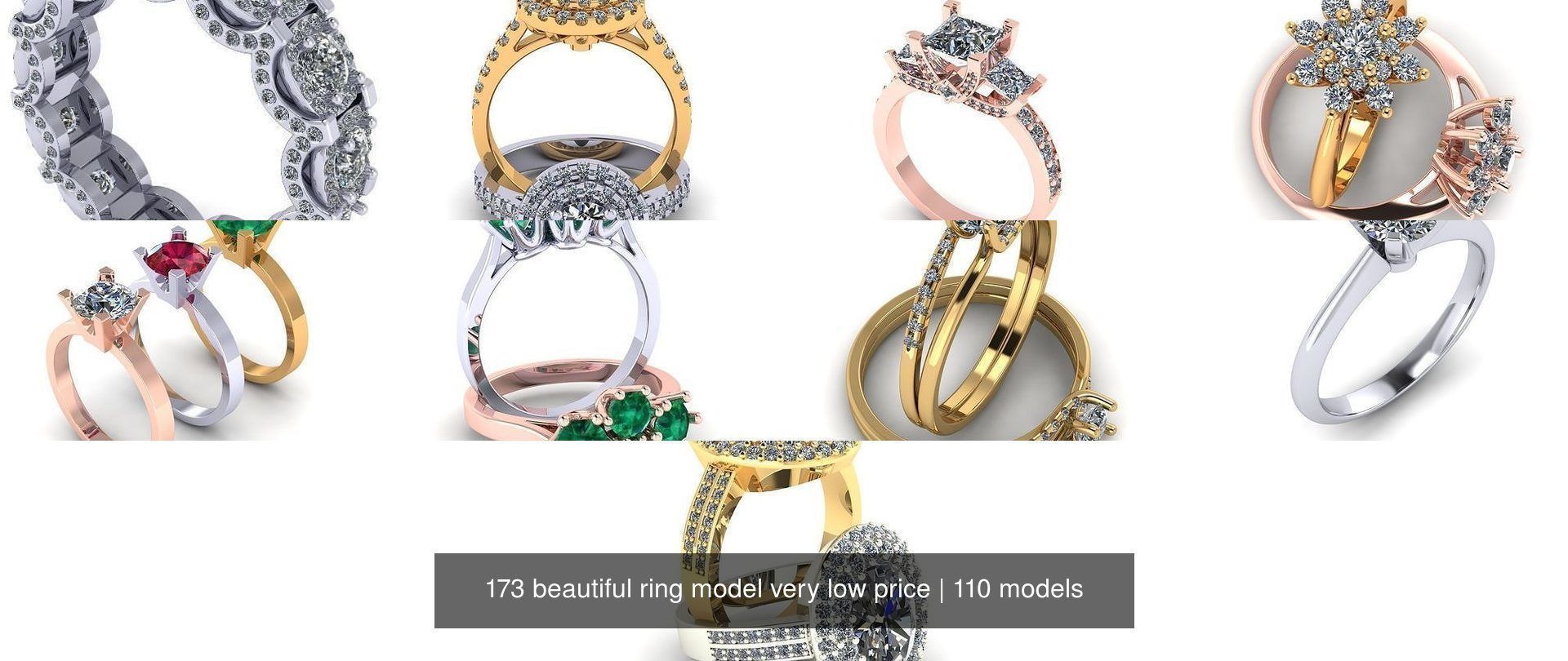 173 beautiful ring model very low price 3D Model Collection_294