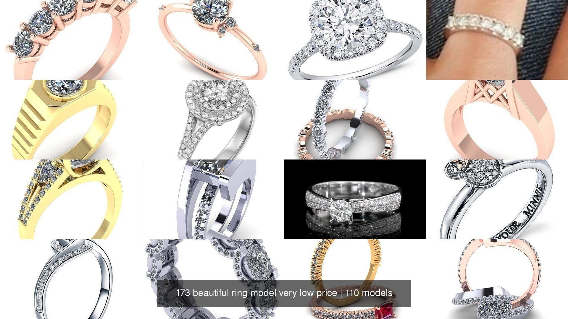 173 beautiful ring model very low price 3D Model Collection_291