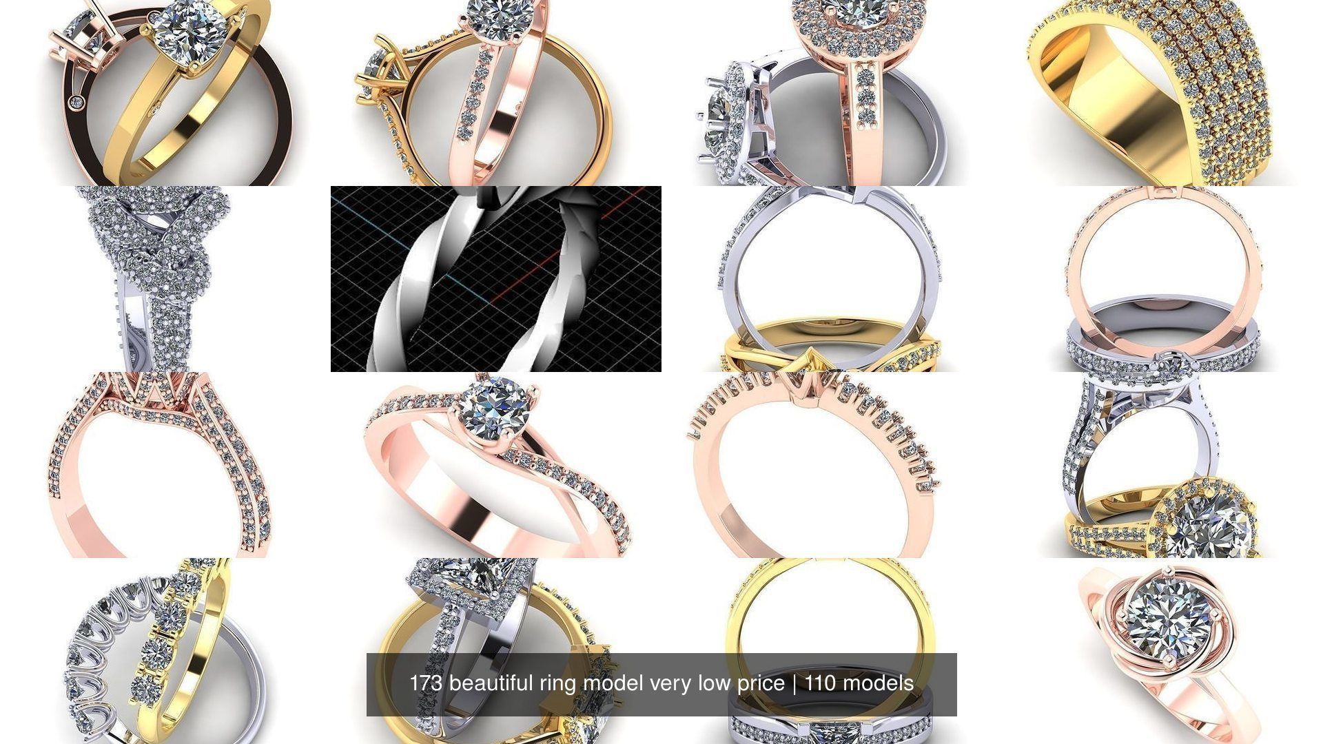 173 beautiful ring model very low price 3D Model Collection_469