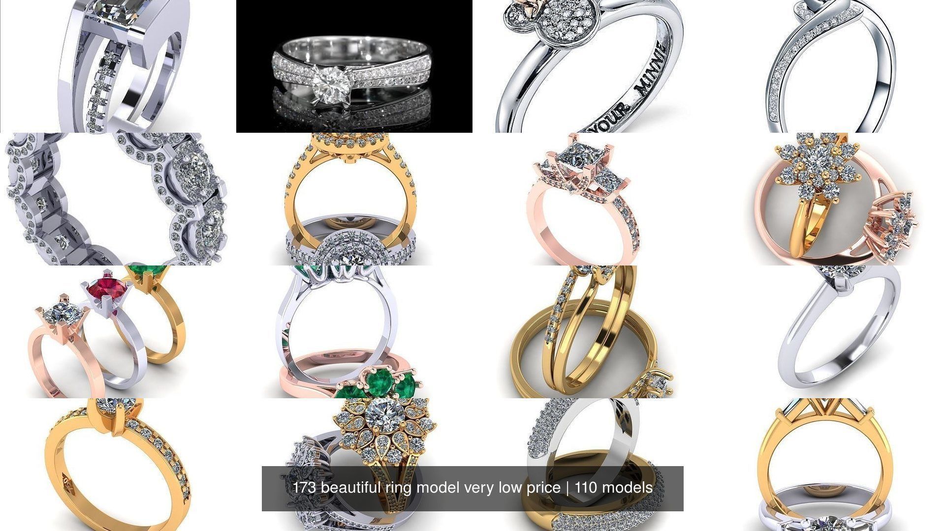 173 beautiful ring model very low price 3D Model Collection_319