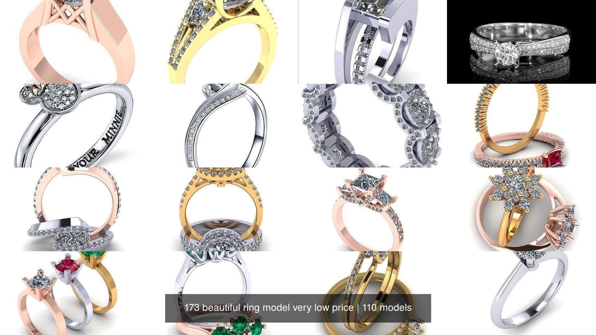 173 beautiful ring model very low price 3D Model Collection_317