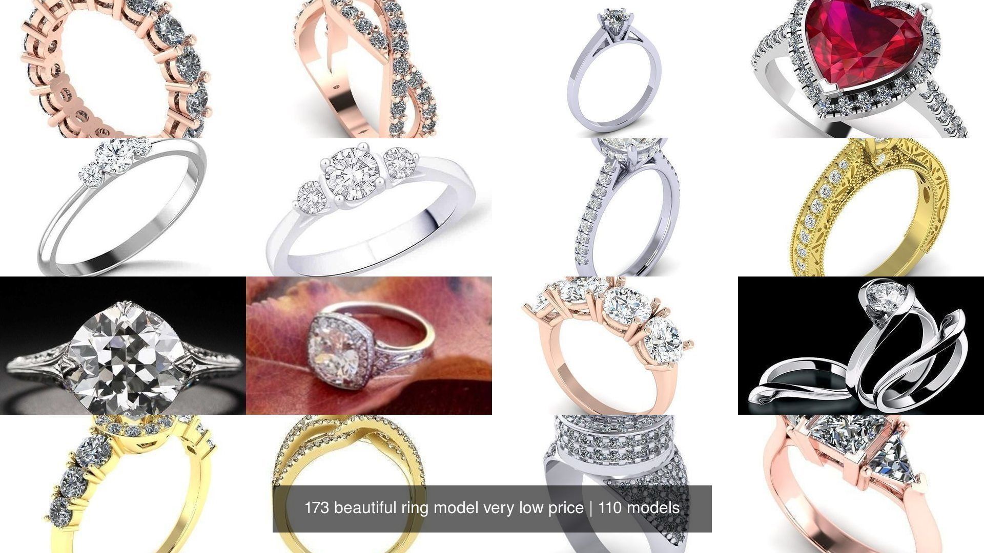 173 beautiful ring model very low price 3D Model Collection_78