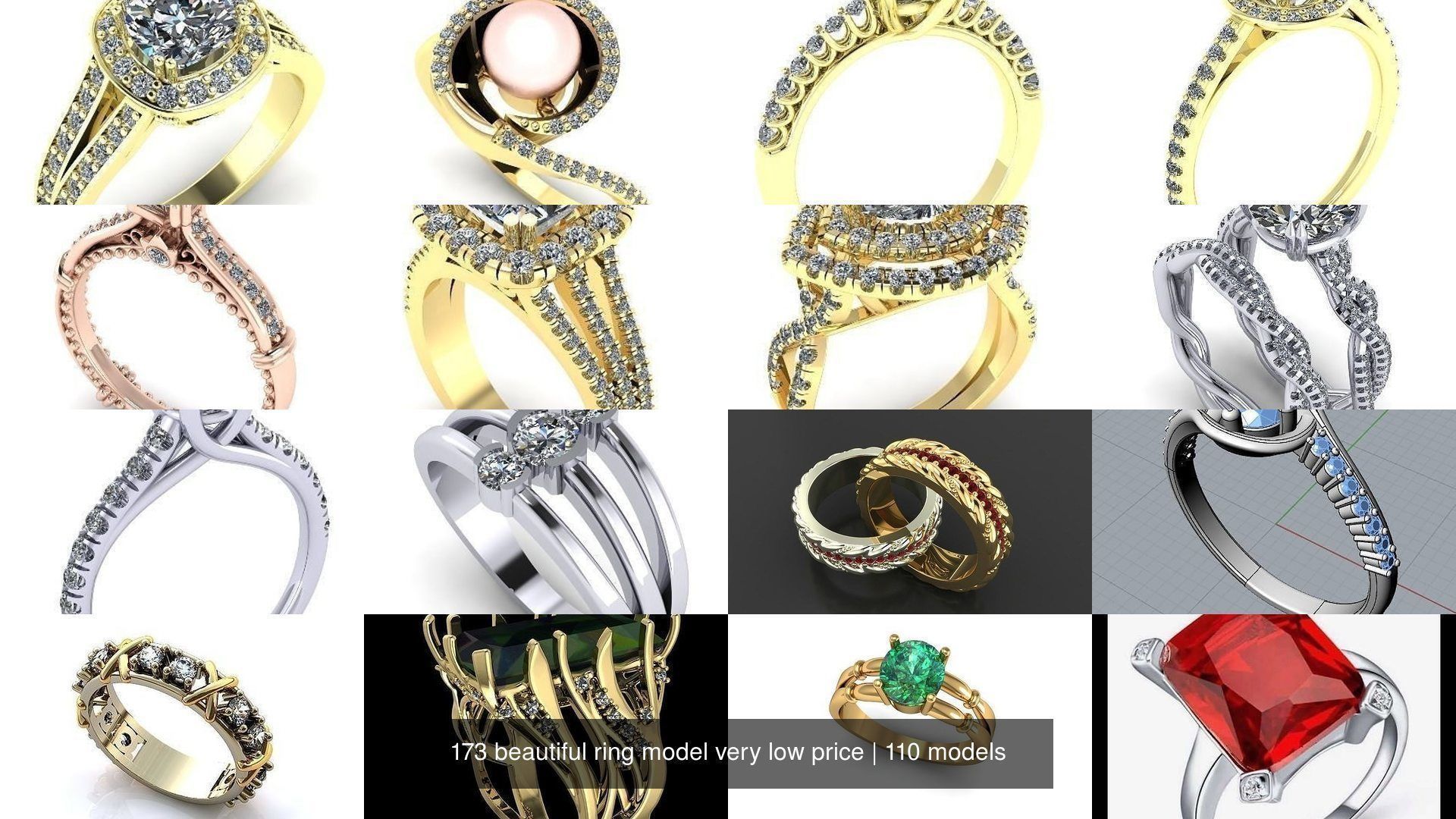 173 beautiful ring model very low price 3D Model Collection_155