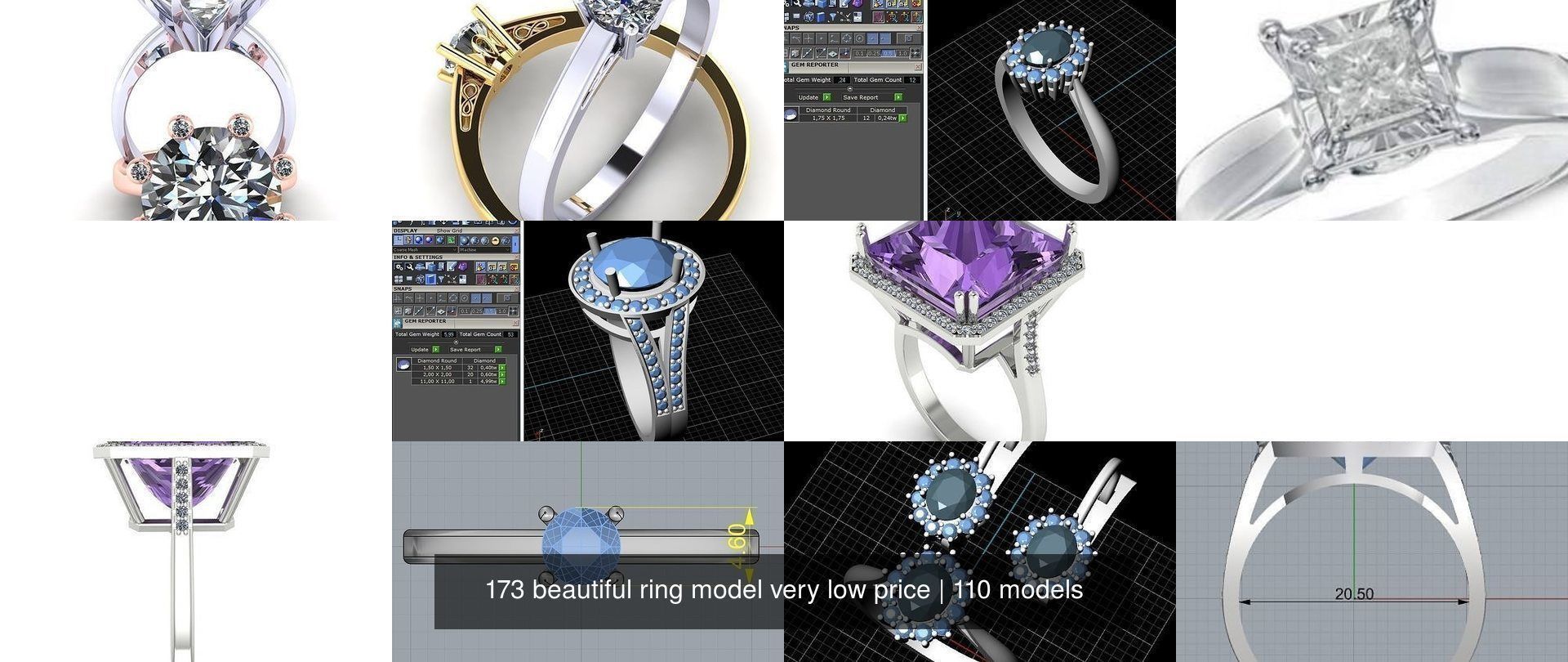 173 beautiful ring model very low price 3D Model Collection_454
