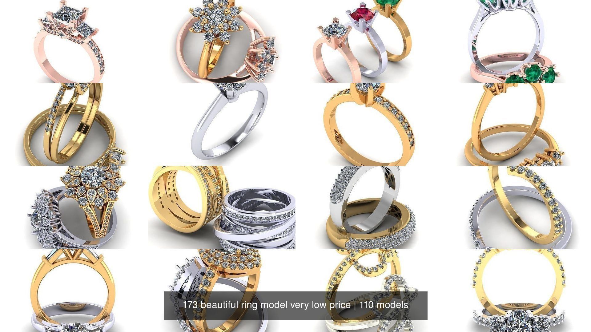 173 beautiful ring model very low price 3D Model Collection_362