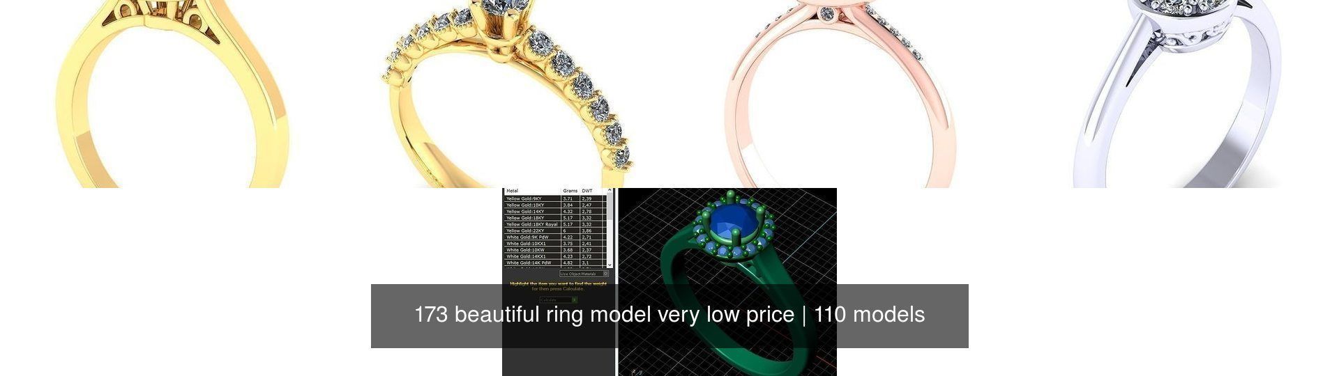 173 beautiful ring model very low price 3D Model Collection_527