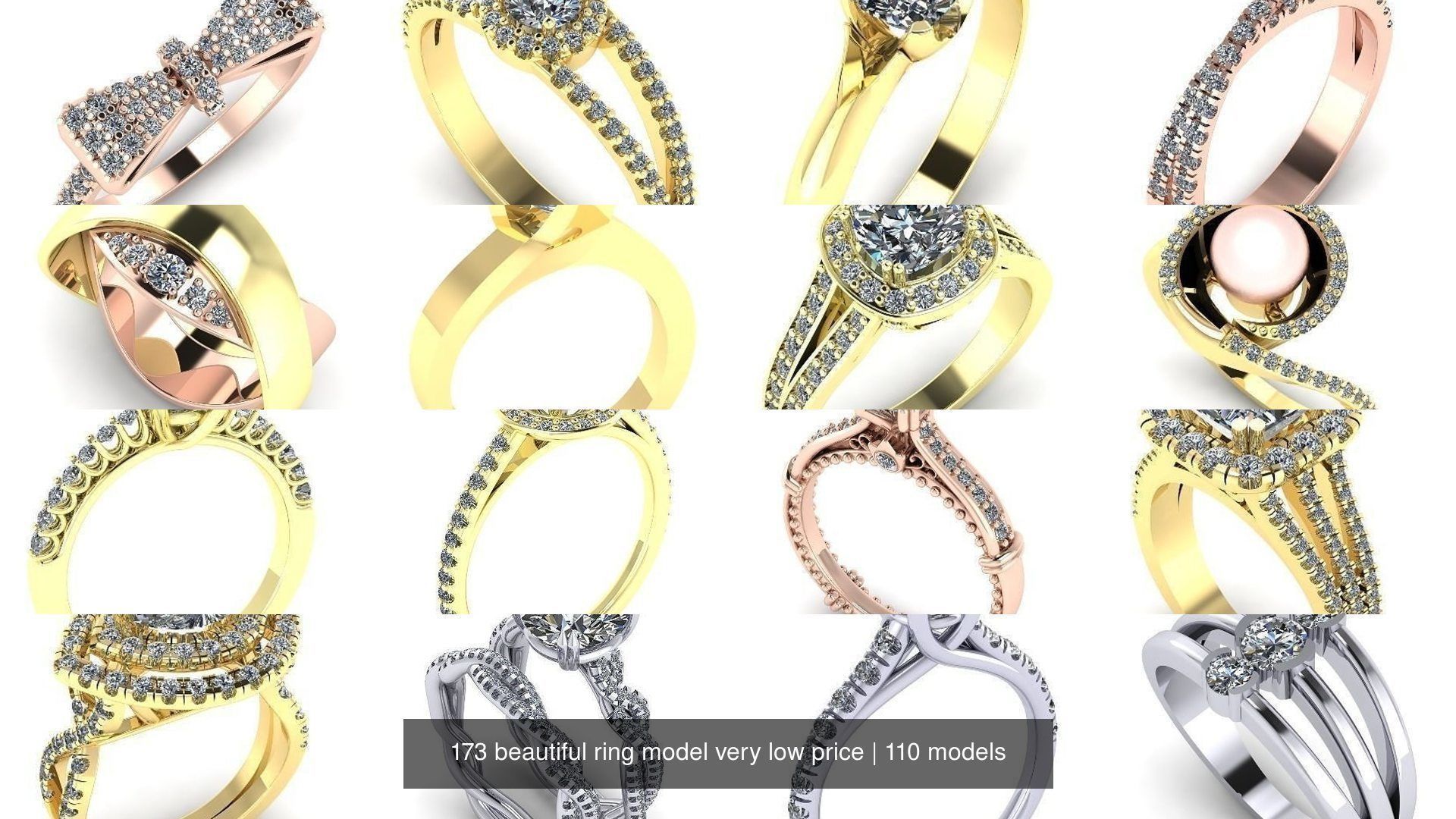 173 beautiful ring model very low price 3D Model Collection_153