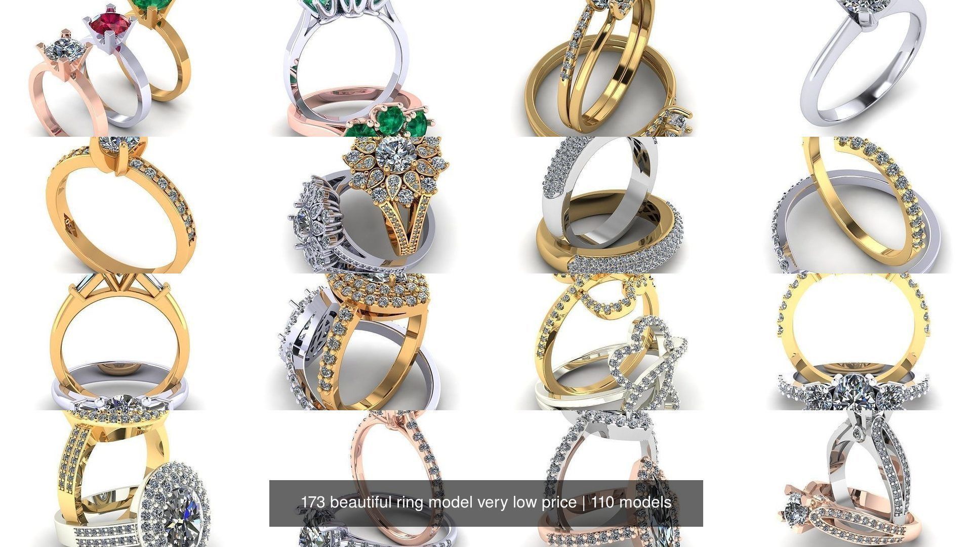 173 beautiful ring model very low price 3D Model Collection_356