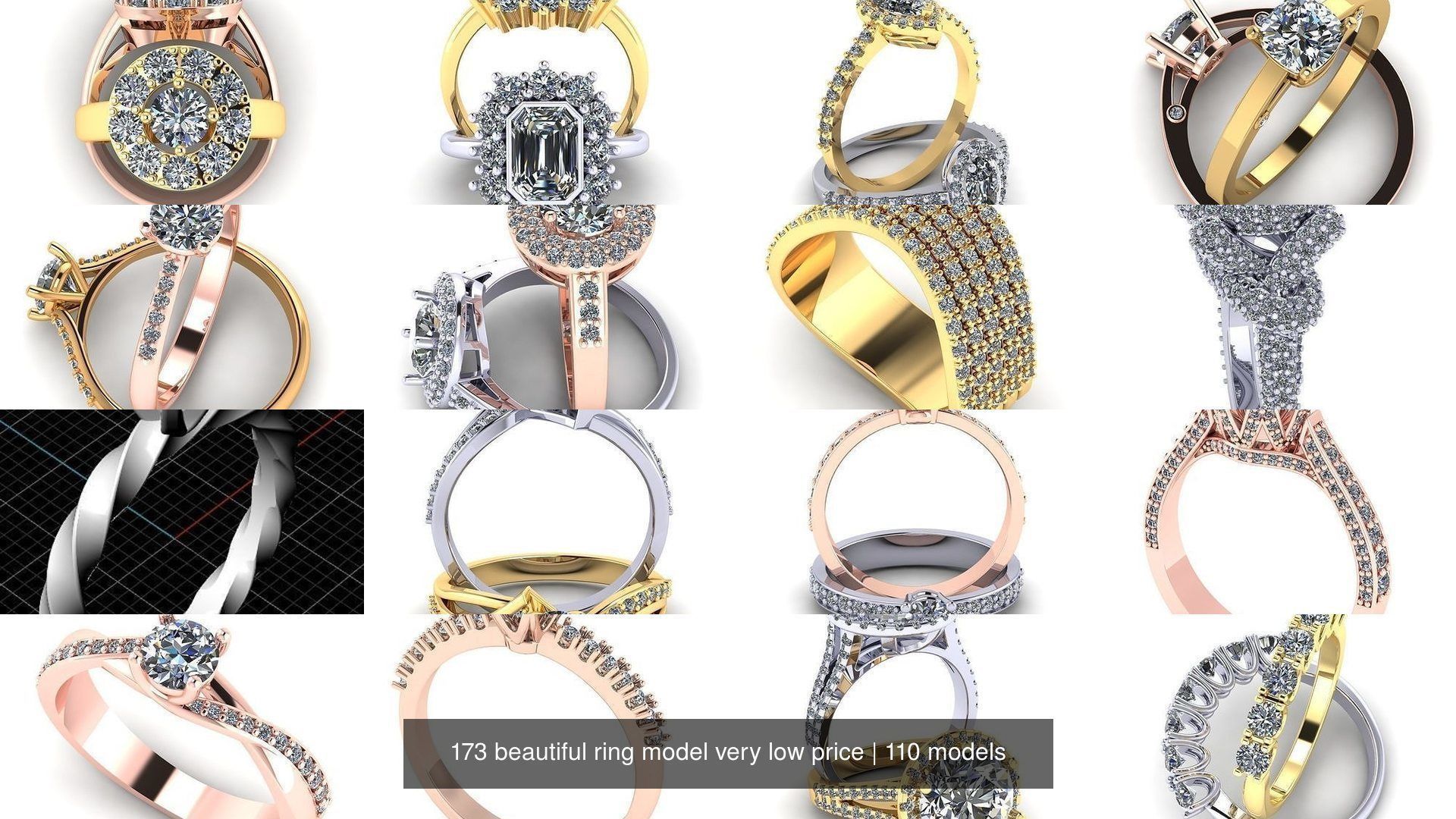 173 beautiful ring model very low price 3D Model Collection_474