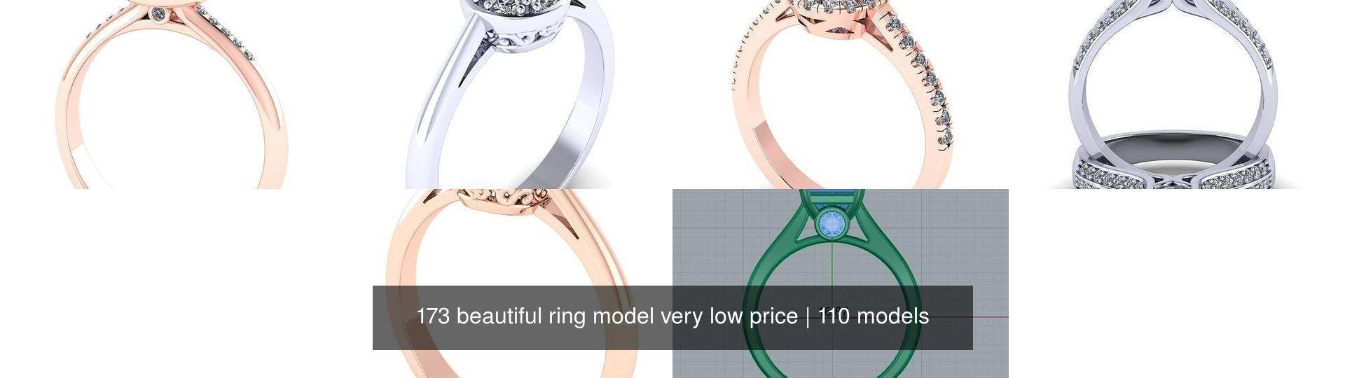 173 beautiful ring model very low price 3D Model Collection_540