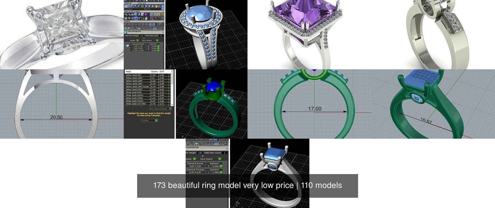 173 beautiful ring model very low price 3D Model Collection_528