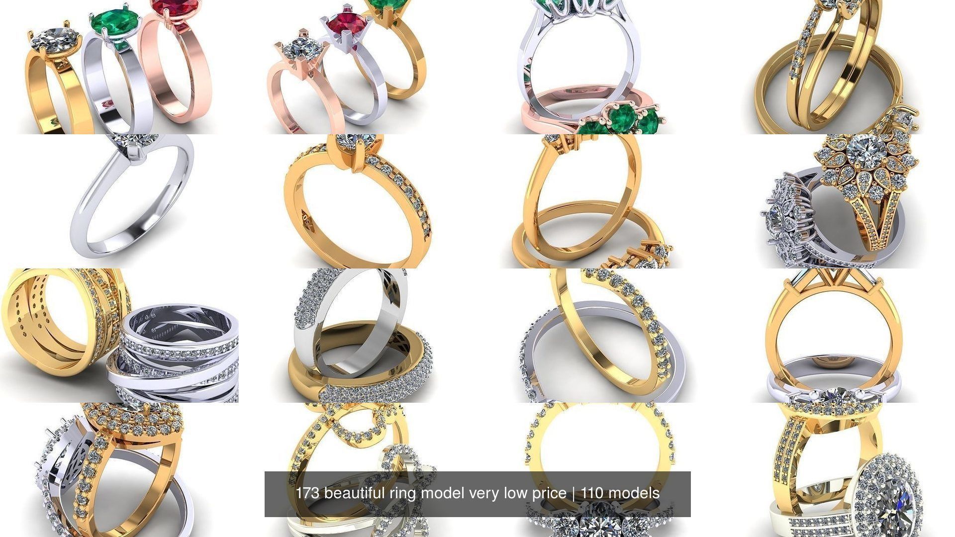 173 beautiful ring model very low price 3D Model Collection_402