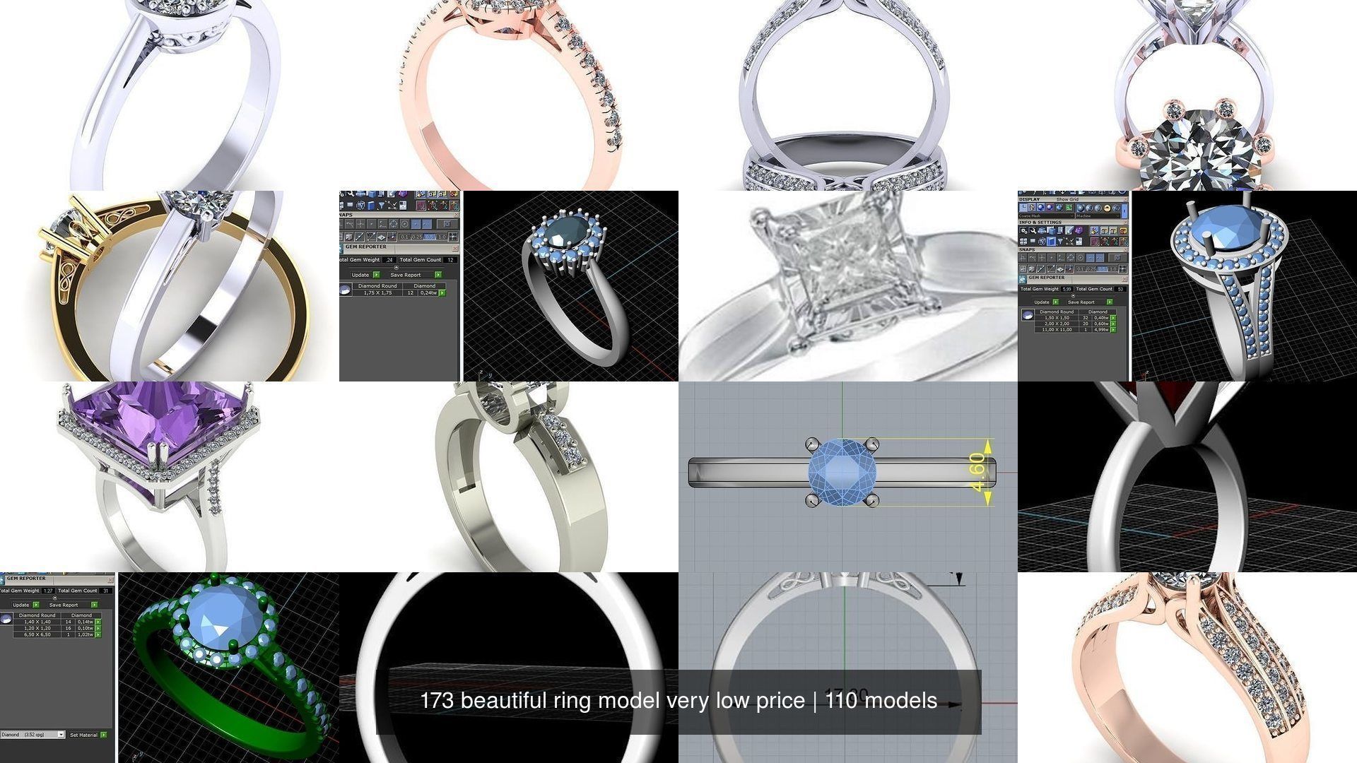 173 beautiful ring model very low price 3D Model Collection_544