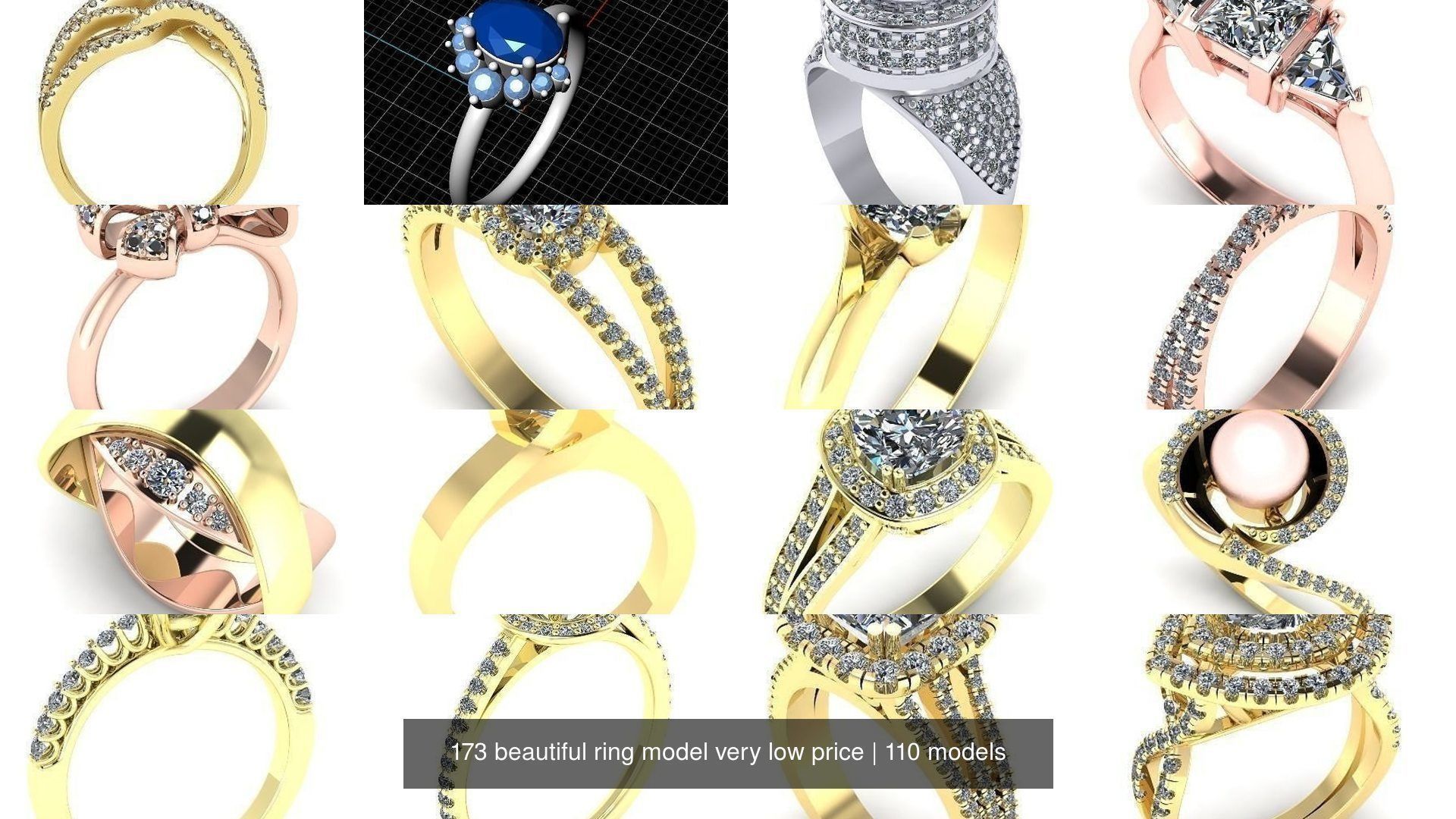 173 beautiful ring model very low price 3D Model Collection_124