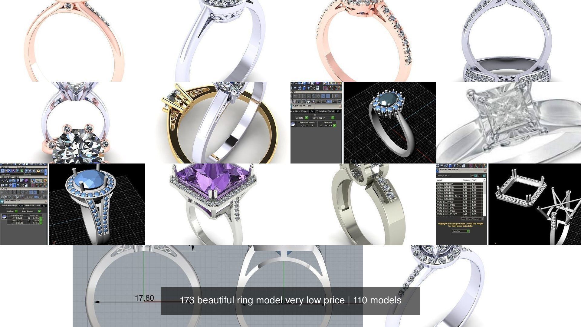 173 beautiful ring model very low price 3D Model Collection_499