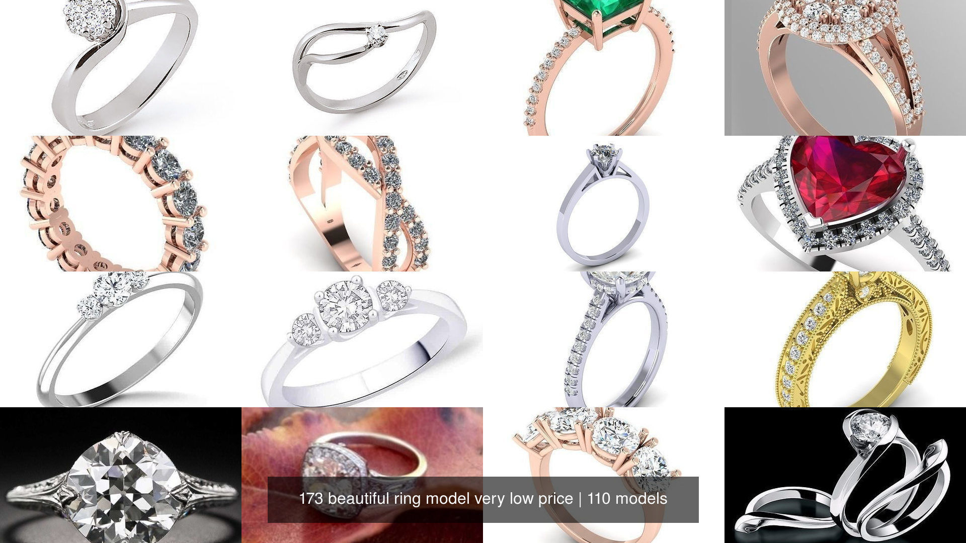 173 beautiful ring model very low price 3D Model Collection_77