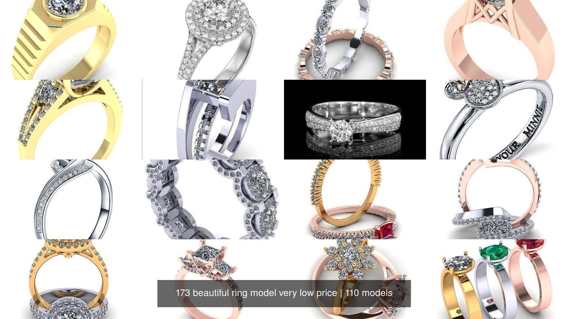 173 beautiful ring model very low price 3D Model Collection_341