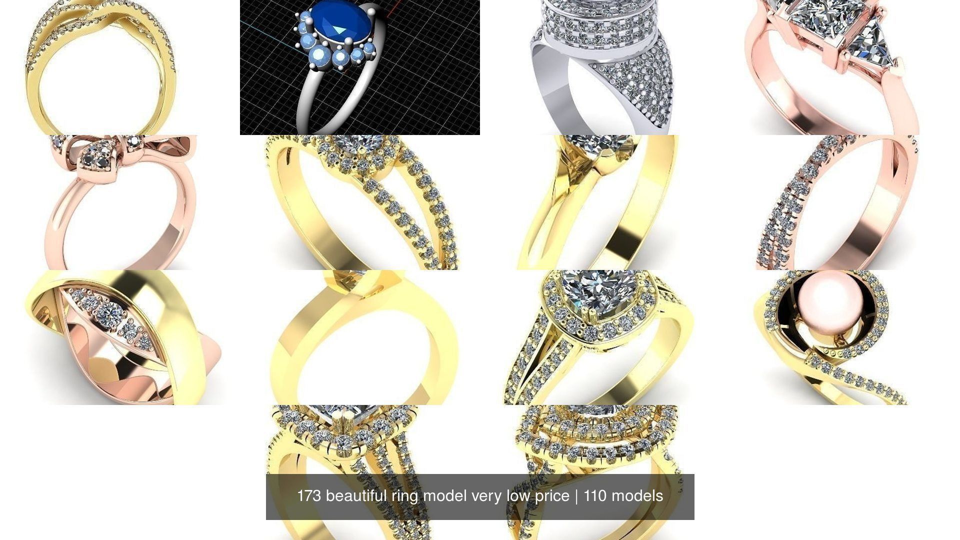 173 beautiful ring model very low price 3D Model Collection_128
