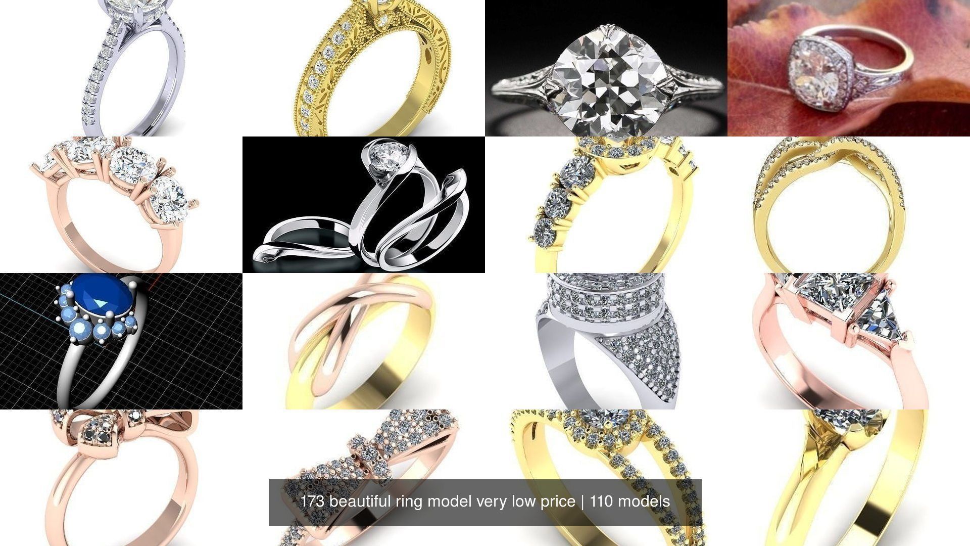 173 beautiful ring model very low price 3D Model Collection_101