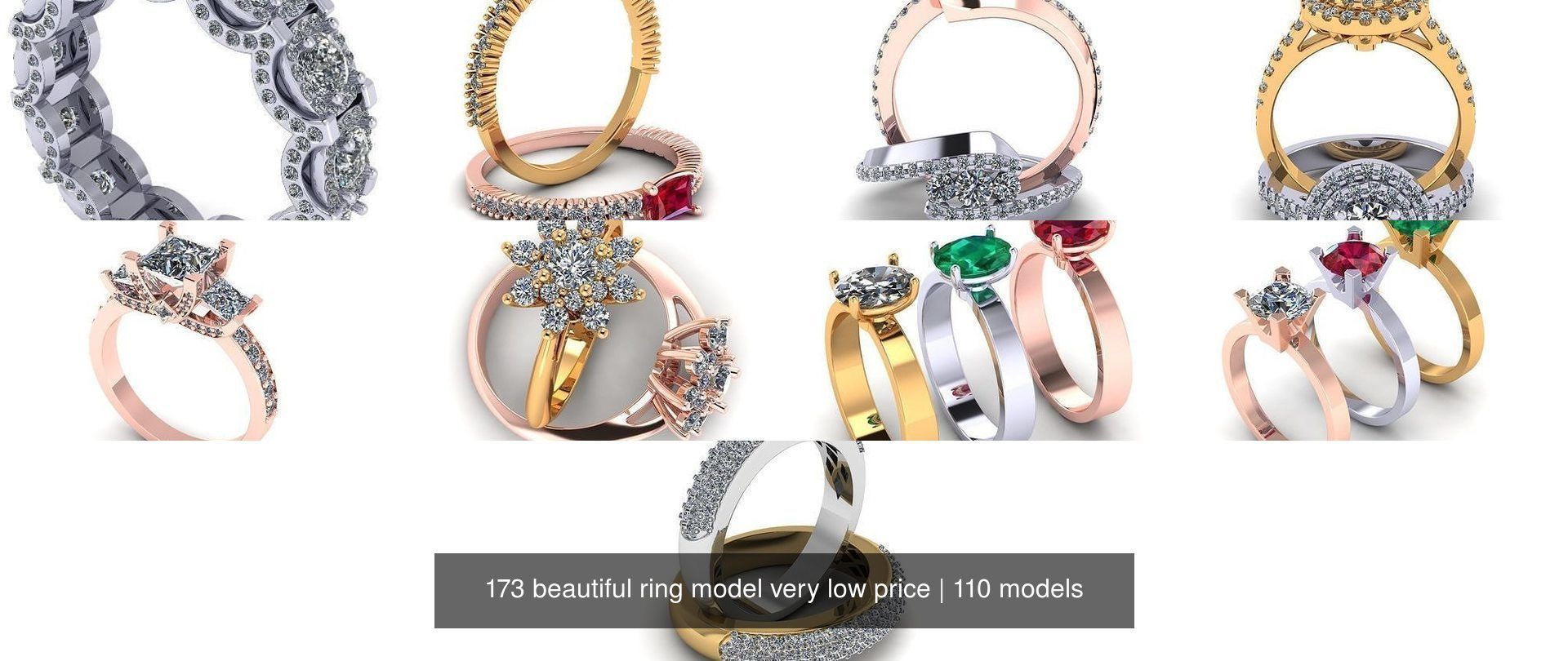 173 beautiful ring model very low price 3D Model Collection_340