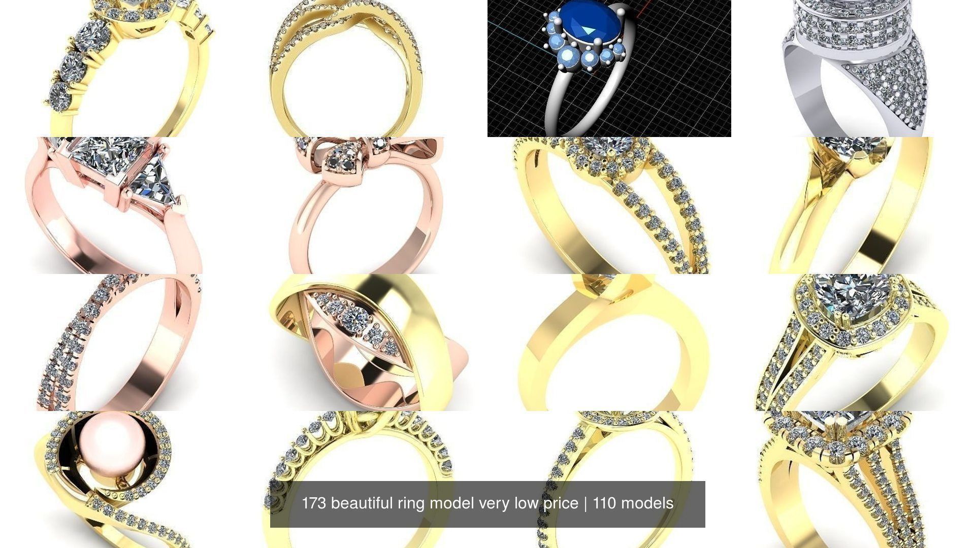 173 beautiful ring model very low price 3D Model Collection_138