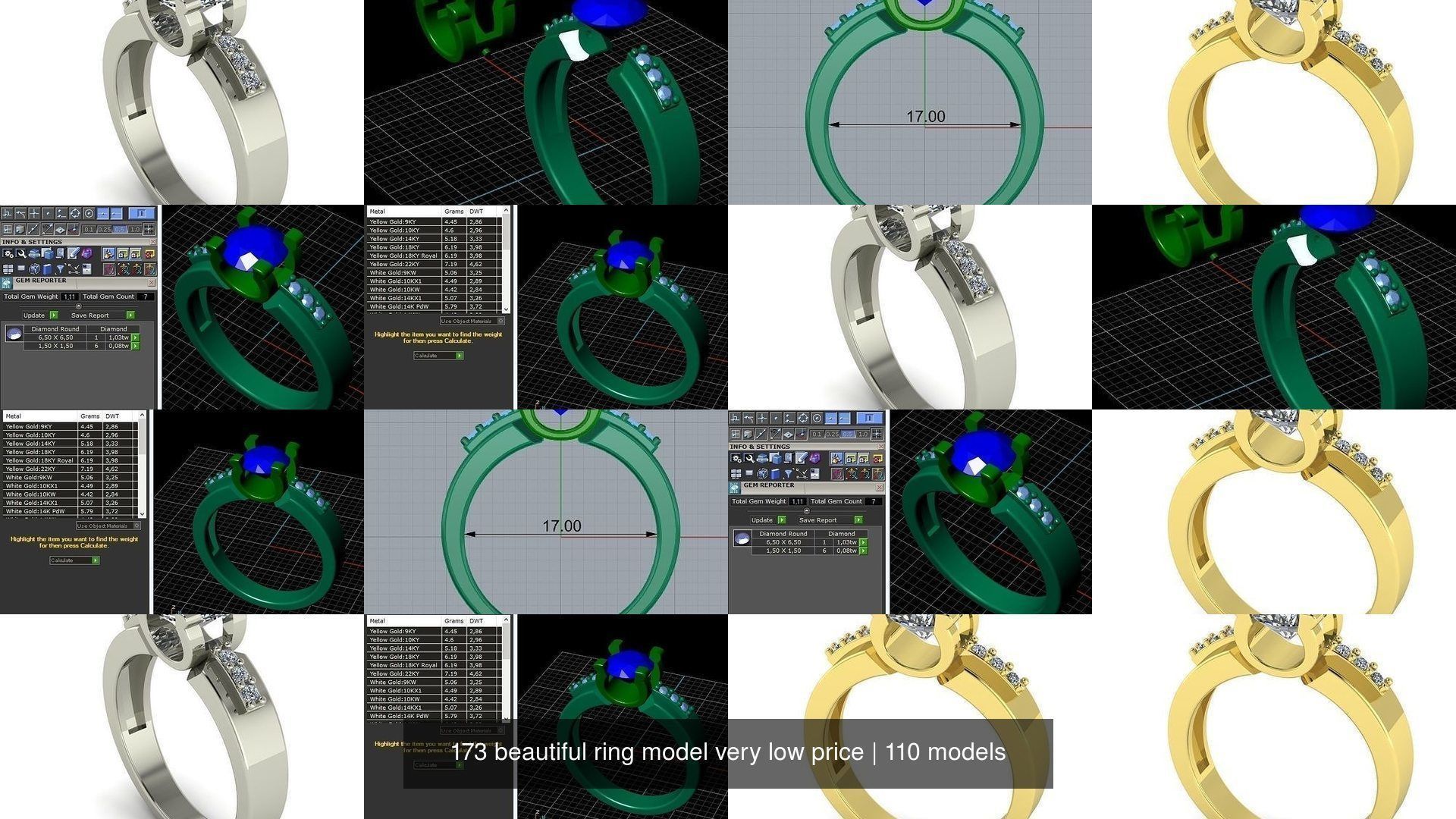 173 beautiful ring model very low price 3D Model Collection_479