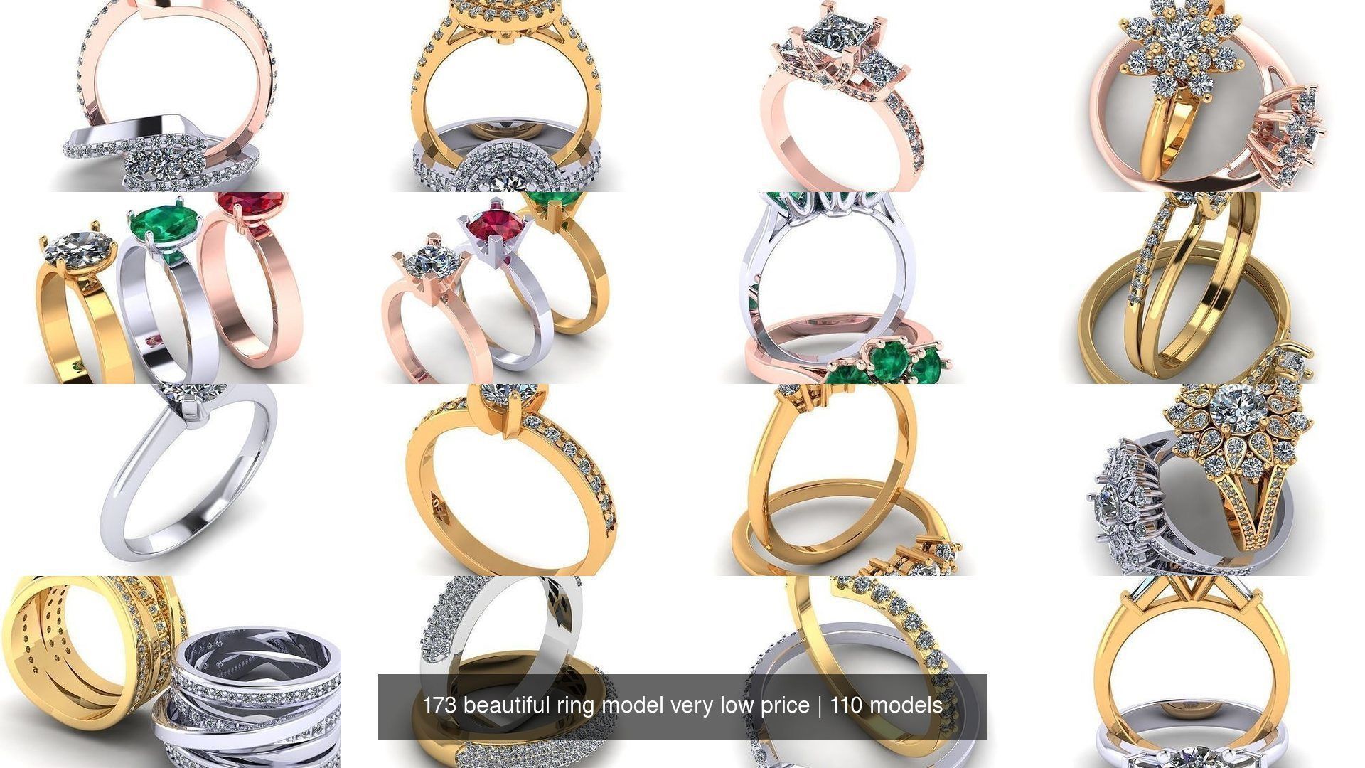173 beautiful ring model very low price 3D Model Collection_365
