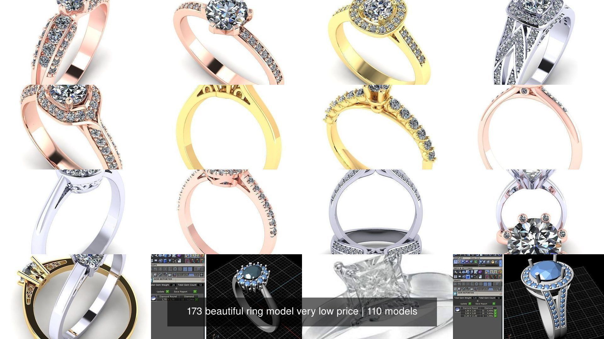 173 beautiful ring model very low price 3D Model Collection_508