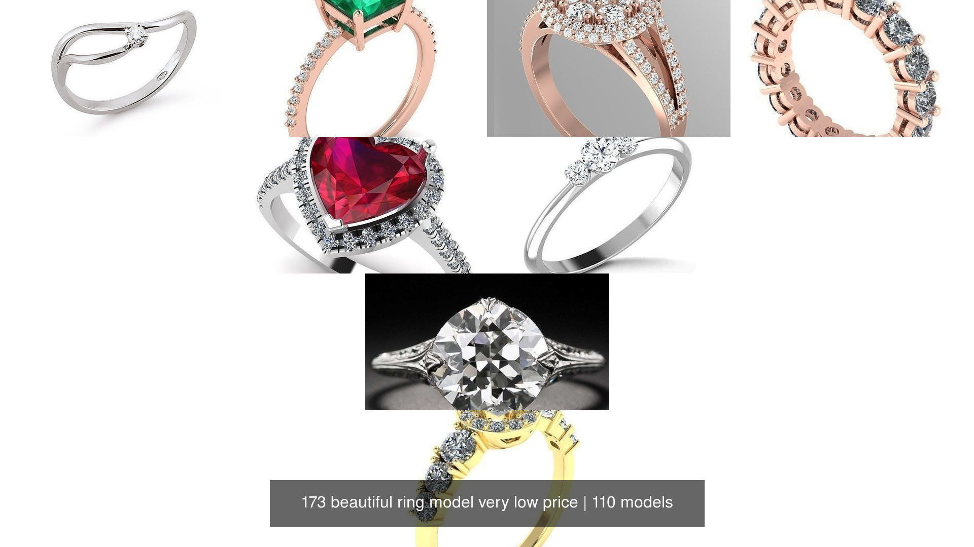 173 beautiful ring model very low price 3D Model Collection_63