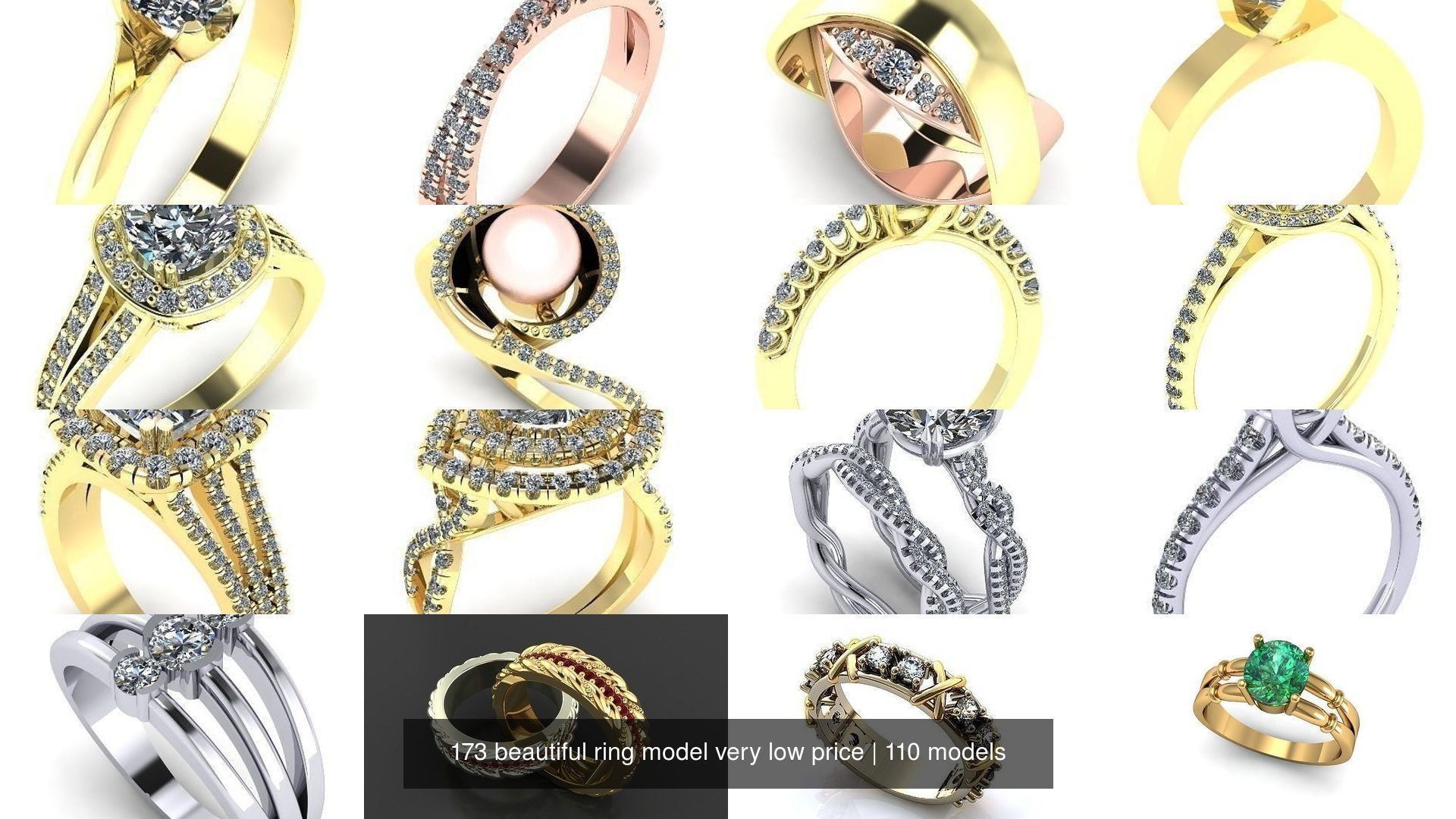 173 beautiful ring model very low price 3D Model Collection_148