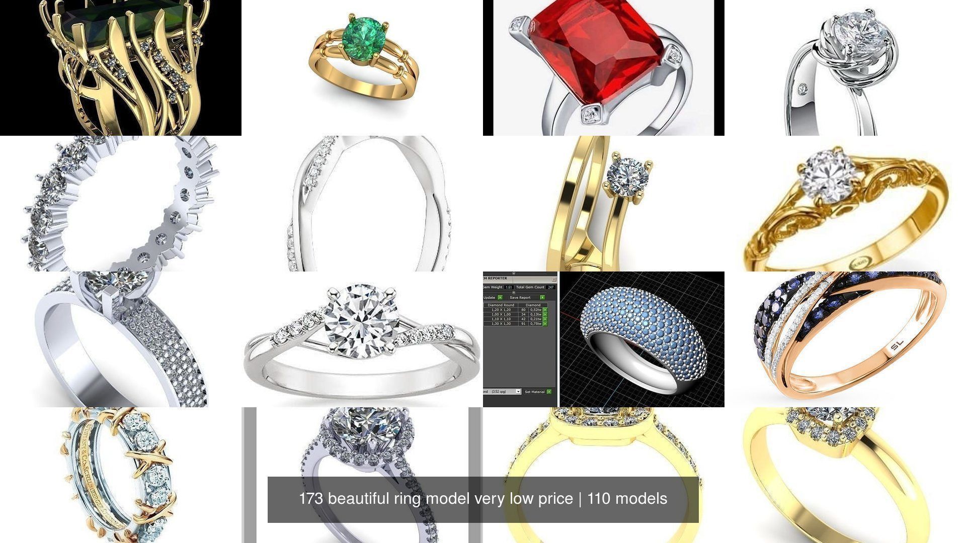 173 beautiful ring model very low price 3D Model Collection_237