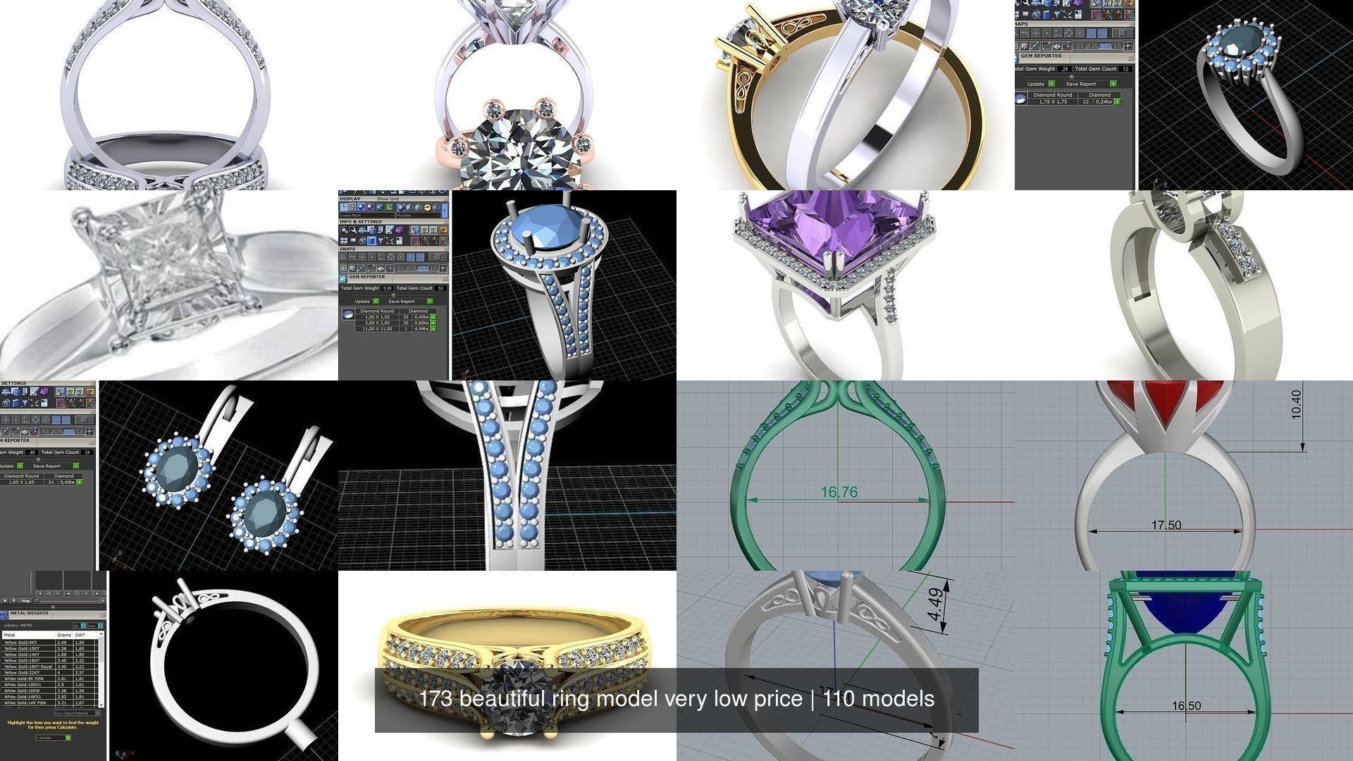 173 beautiful ring model very low price 3D Model Collection_500