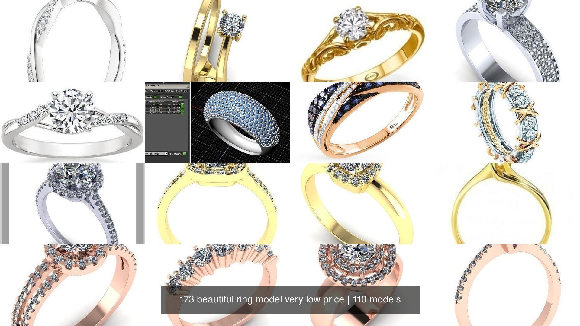 173 beautiful ring model very low price 3D Model Collection_241