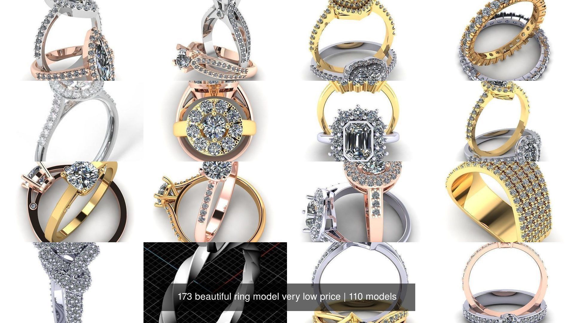 173 beautiful ring model very low price 3D Model Collection_470