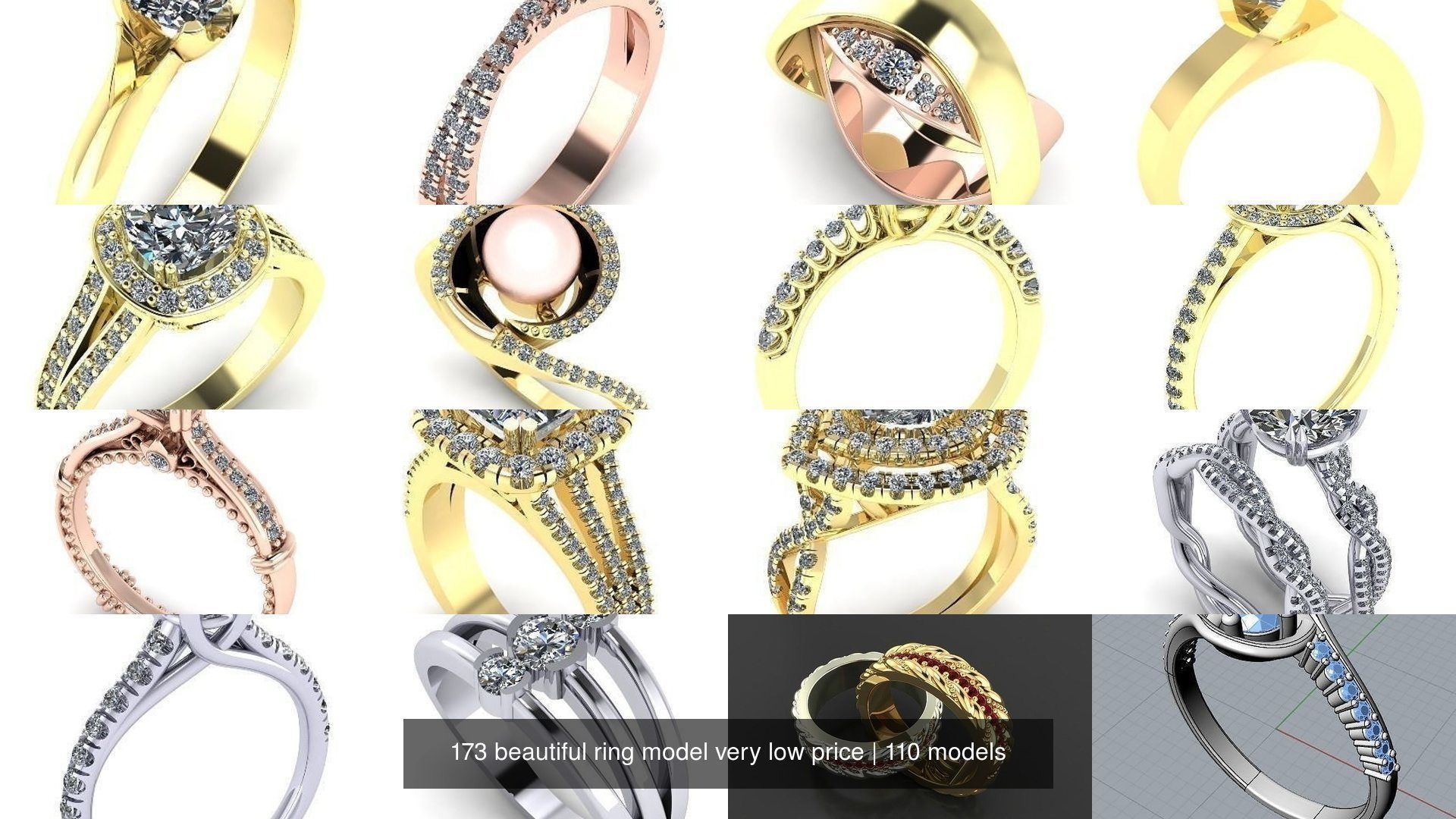 173 beautiful ring model very low price 3D Model Collection_158